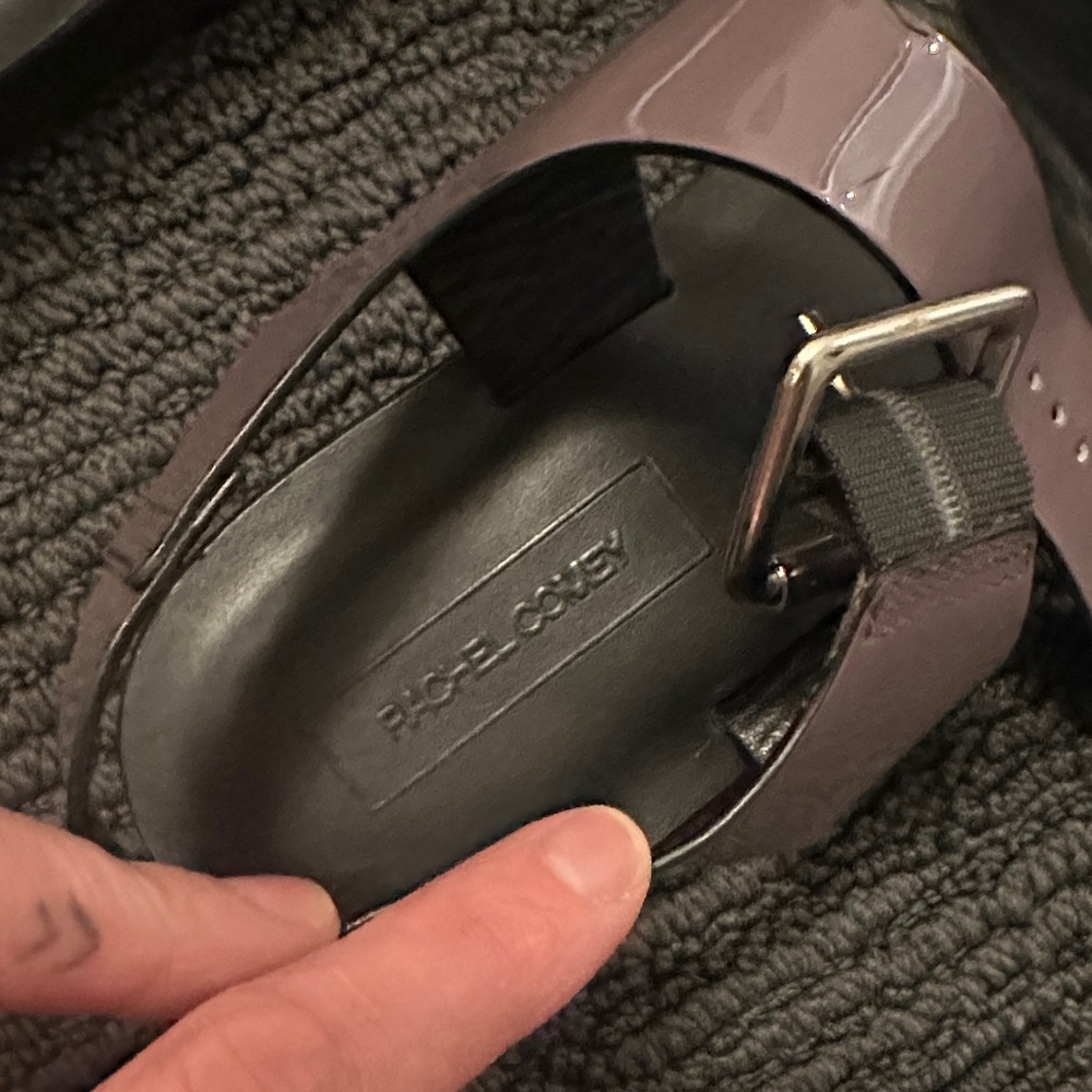 Rachel Comey Mauve and Black Sandals - Picture 2 of 6